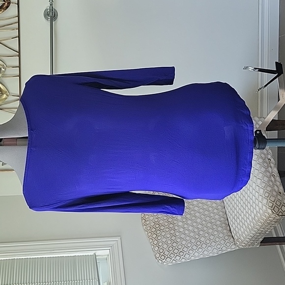 Womens tunic length 3/4 sleeve t-shirt - Picture 2 of 4